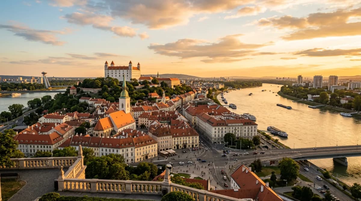 Frankfurt to Bratislava