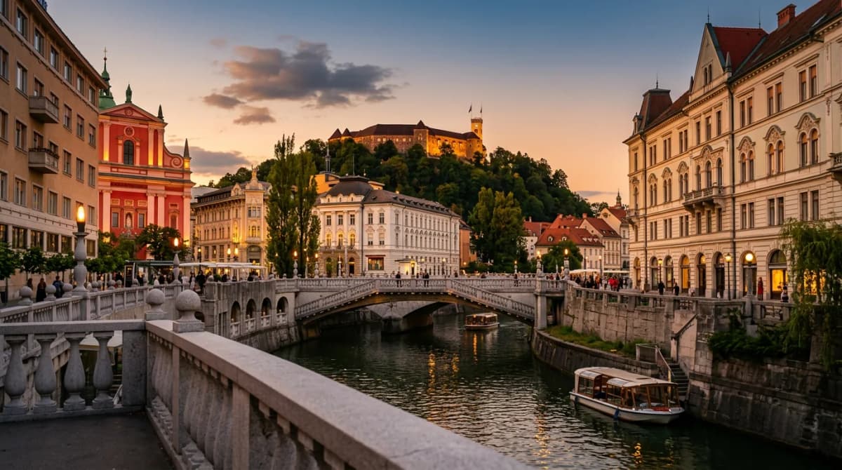 Frankfurt to Ljubljana