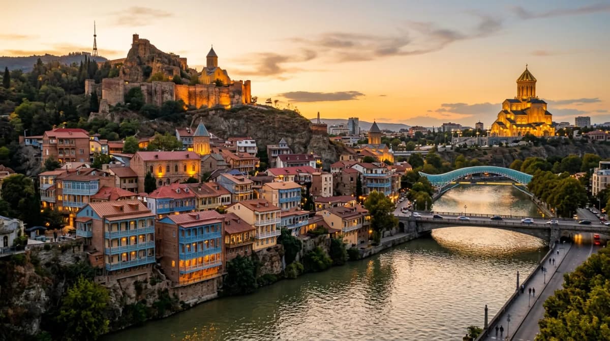 Frankfurt to Tbilisi