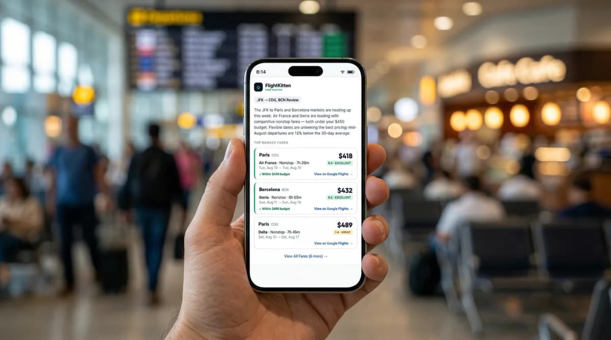 Fare alerts explained: how they work and why they save money