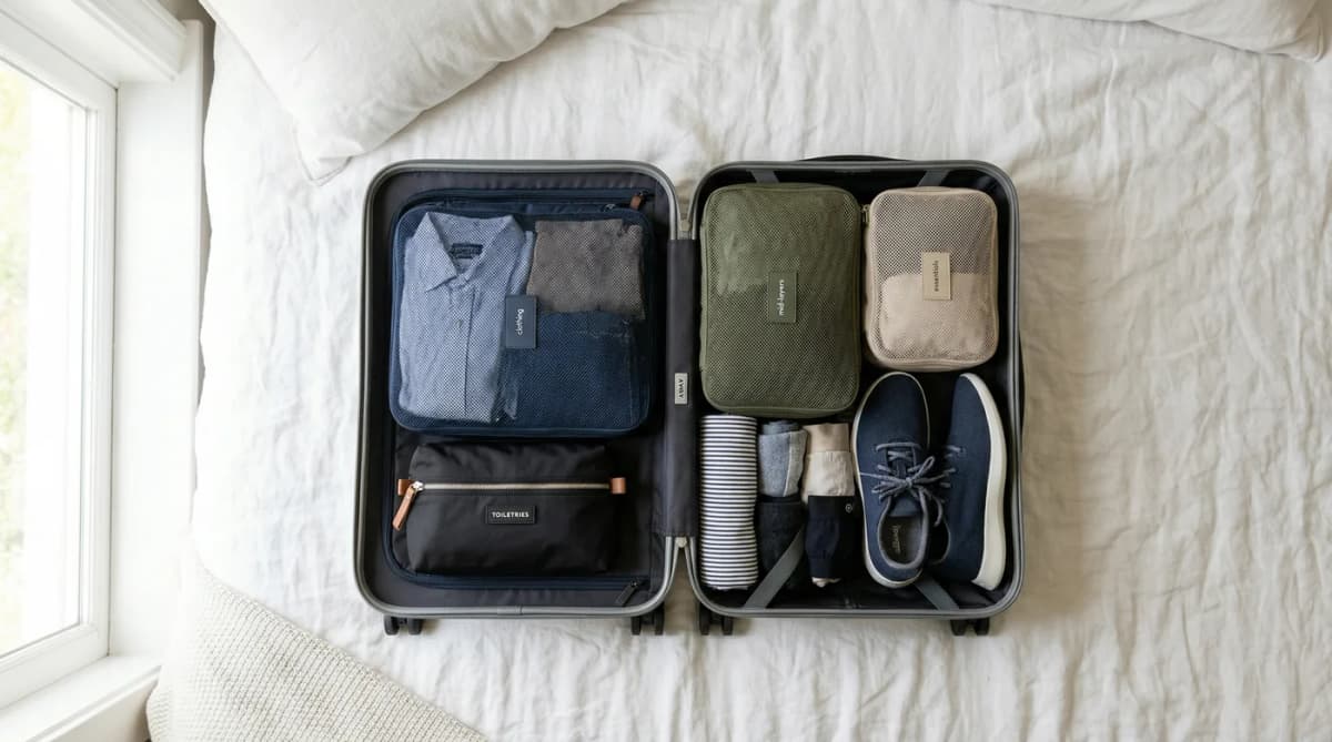 Pack carry-on only for a 2-week trip