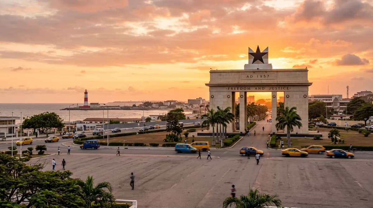 Boston to Accra