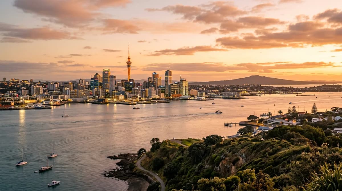 Boston to Auckland