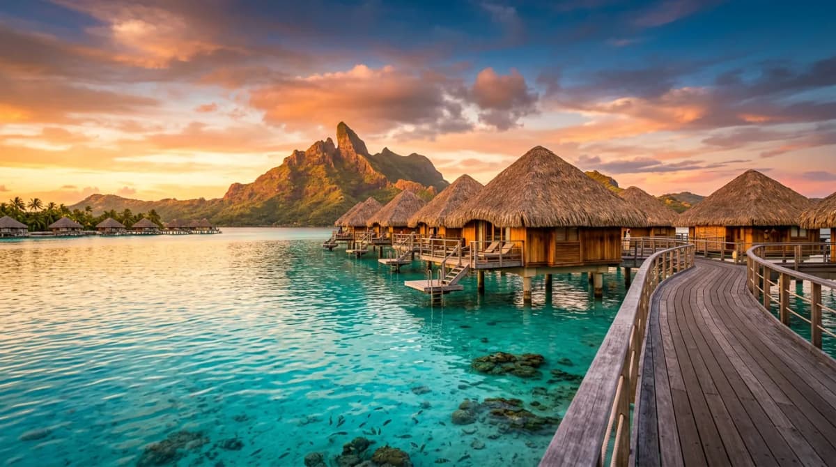 Boston to Bora Bora