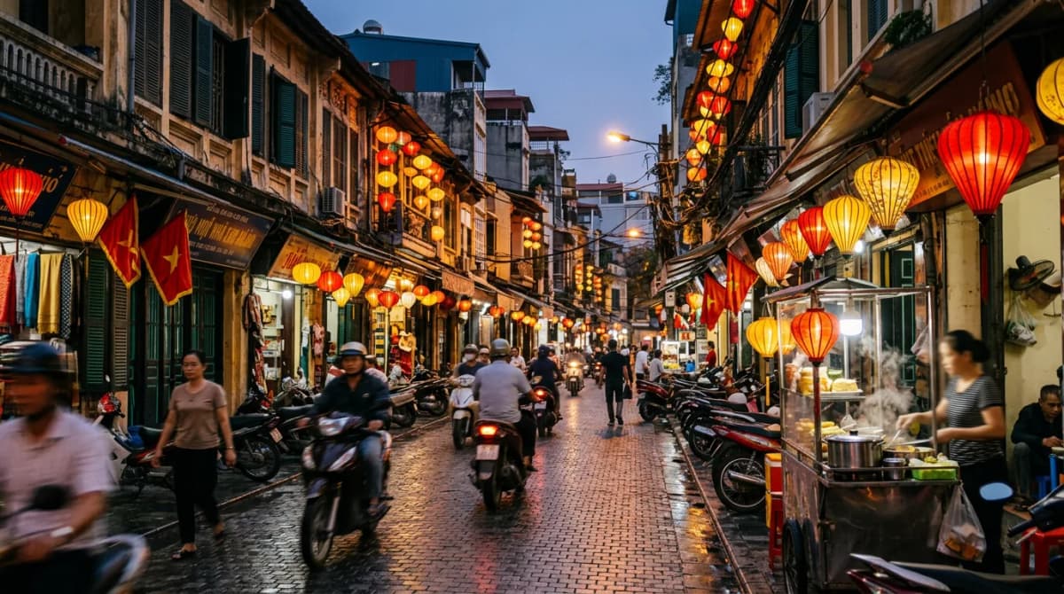 Boston to Hanoi