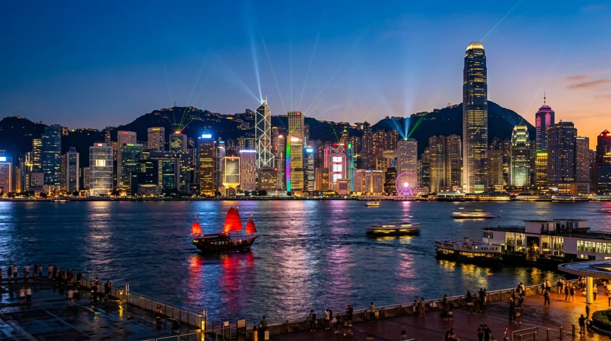 Boston to Hong Kong