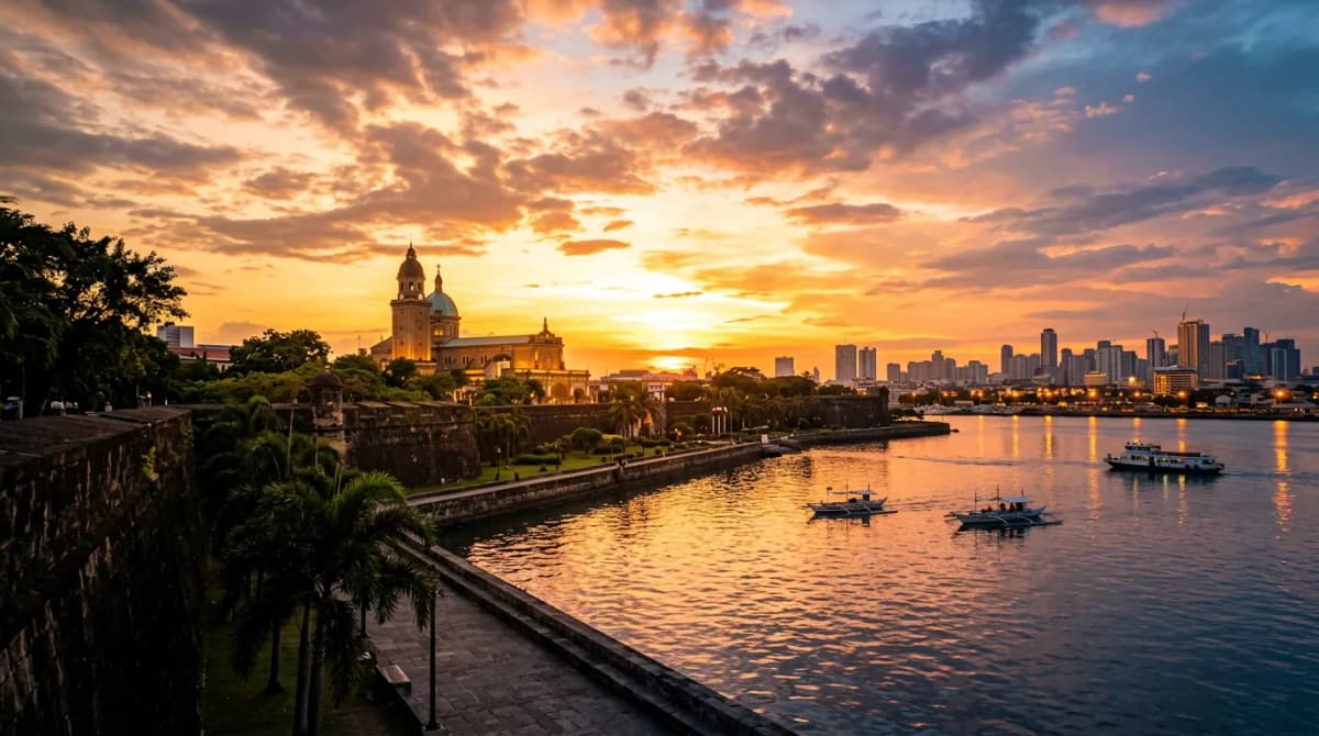 Boston to Manila