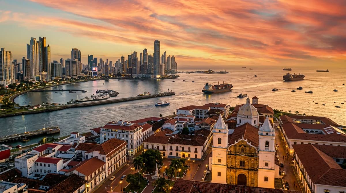 Boston to Panama City