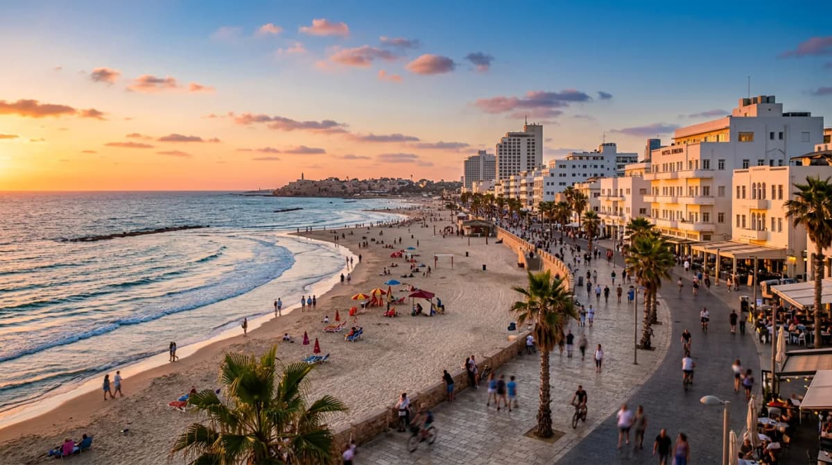 Boston to Tel Aviv